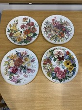 Ursula Band Grande Finale Limited Edition Plates Bradford Exchange German Flower