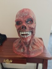 Scary Halloween Mask.  Latex, Face & Neck Covering. Fancy Dress Costume.  Unused