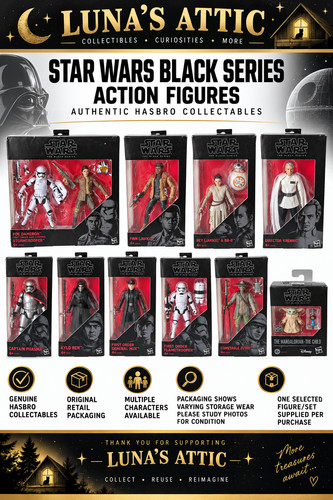Star wars black series - black,