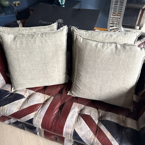 Timothy oulton linen cushions - oulton,