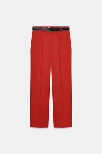 Zara red high waist - zara,