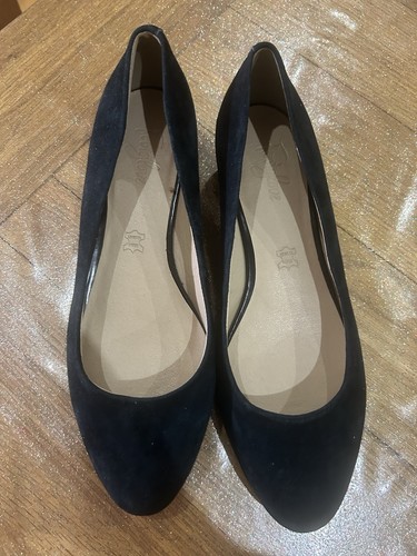 Black suede footglove wedge - black,
