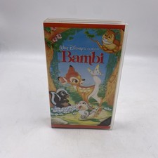 Bambi Black Diamond Edition Walt Disney Classics (VHS, 1989) PAL