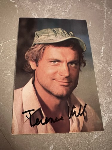 Terence hill original signed - terence,