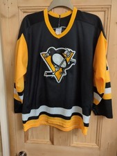 Vintage Pittsburgh Penguins Hockey Jersey CCM #12 Errey Pit To Pit 23 Size Large