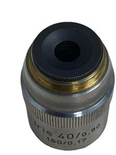 Reichert Objective Iris 40/0.90 160/0.17 Microscope Lens Laboratory