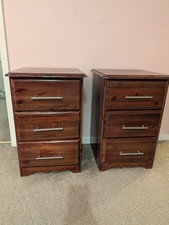 Two-Bedside Cabinets with 3