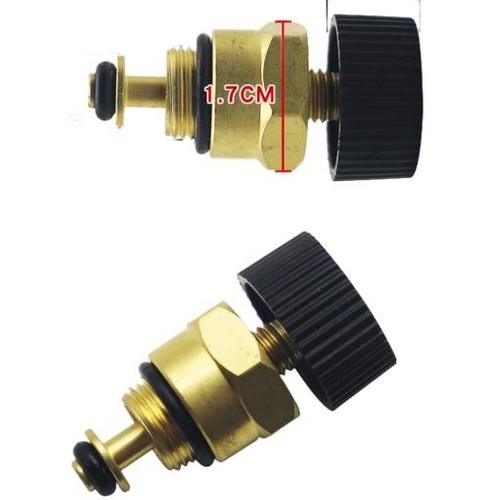 Thickened brass inlet valve - brass,