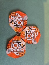 Ultra Rarale Harrows Wayne Mardle Hawaii 501 Dart Flights X 3