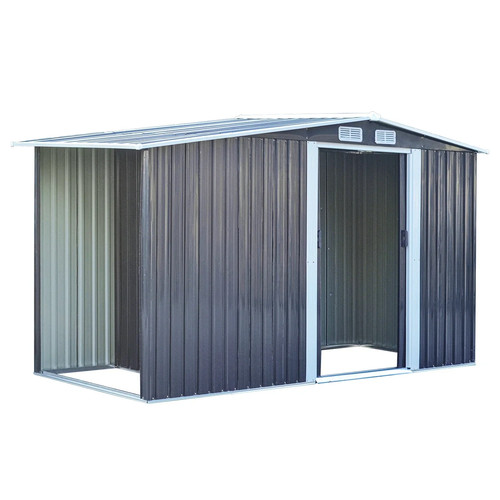 Garden metal storage shed with - garden,