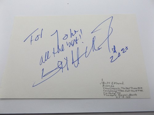 Autograph book page - 5.5",