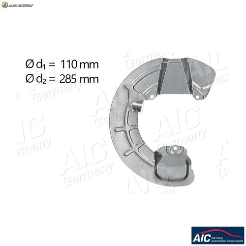 Splash plate brake disc - brake, 58832