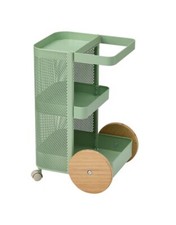 New IKEA DAJLIEN  Metal trolley with castors,42x39x65cm,light green,605.572.65