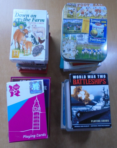 Playing cards various - -,