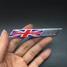 Aluminum UK England Flag Badge