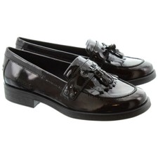GIRLS GEOX AGATHA BLACK PATENT