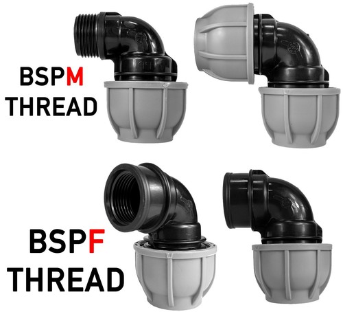 Mdpe water pipe compression - water,