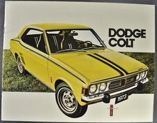 1973 Dodge Colt Brochure GT Hardtop Coupe Wagon Mitsubishi Excellent Original 73