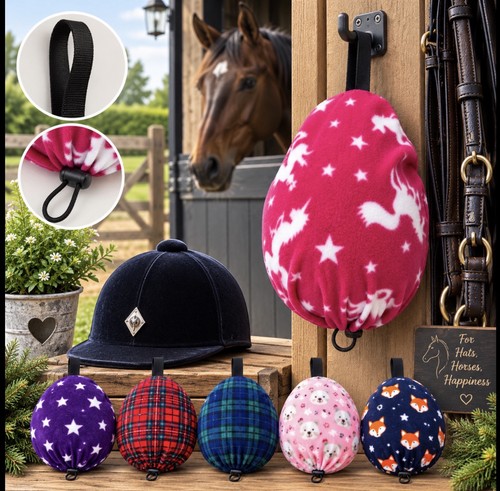 Fleece riding hat - (, one
