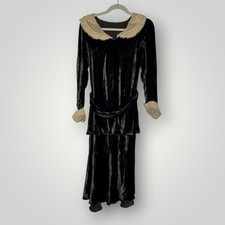 Vintage 1930s Dress Brown