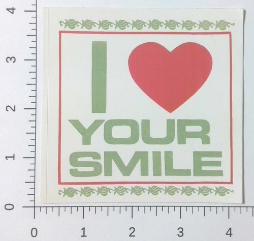 Vintage love your smile red - vintage, i