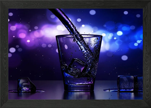 Cocktail bar drinks framed - cocktail,