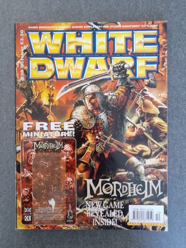 White dwarf rpg magazine issue - white,