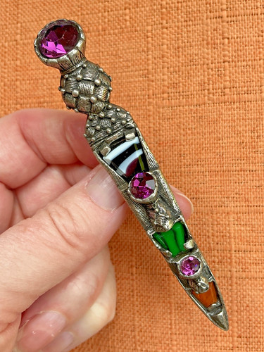 Vintage miracle brooch celtic - brooch,