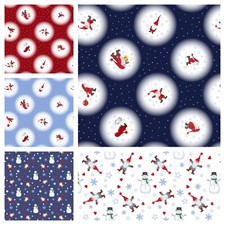 Tomten Christmas Fabric