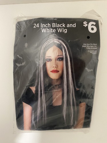 Halloween wigs inch black - 24,
