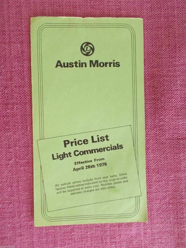 1976 austin morris - austin, /