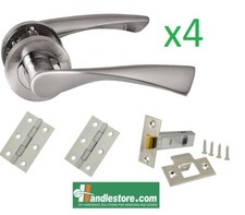 Door handles Chrome Polished &