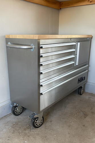 Hilka stainless steel drawer - steel, 6