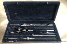 Vintage Jakar T.300 Steel Technical Drawing Draughtsman Set