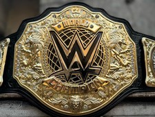 wwe new heavyweight wrestling championship belt replica title 6mm alloy zinc new
