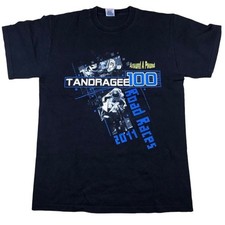 Tandragee 100 T Shirt Medium Black Graphic Biker Race Bike Tee T Shirt Hipster