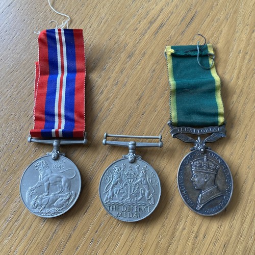 Ww2 british medal group - x3, inc