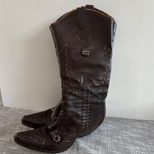 BCBGirls Brown Leather Western