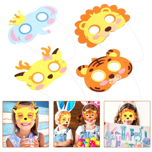 Kids animal masks 4pcs - kids, set