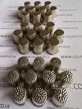 3 5 10 Silver Metal Thimbles