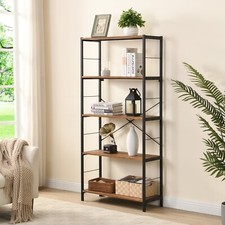eHemco 5 Tier Bookshelf