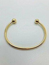 9ct Yellow Solid Gold Ladies Torque Bangle – 3.0mm - CHEAPEST ON EBAY