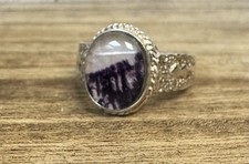 Solid Silver Derbyshire Blue