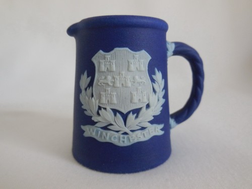 Antique wedgwood dark blue dip - antique,