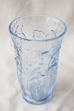 Art Deco Blue Glass Celery