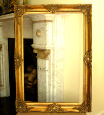 Wooden gold picture frame