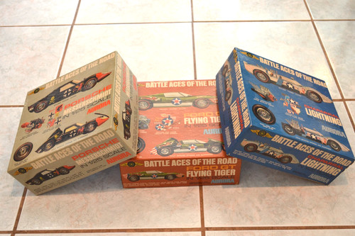 Vintage model car collection - car,