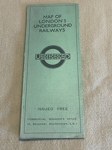 1929 original rare map - 1929,