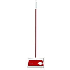 Vintage Leifheit Regulus Floor Sweeper Red Retro Manual Hoover Carpet Adjustable