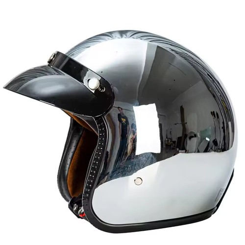 Open face motorcycle helmet - face,
